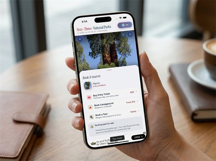 Sixty-Three: National Parks app screenshot
