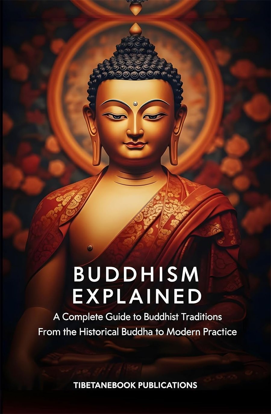 Buddhism Explained — Tibetan language book cover, by T. Nangchen